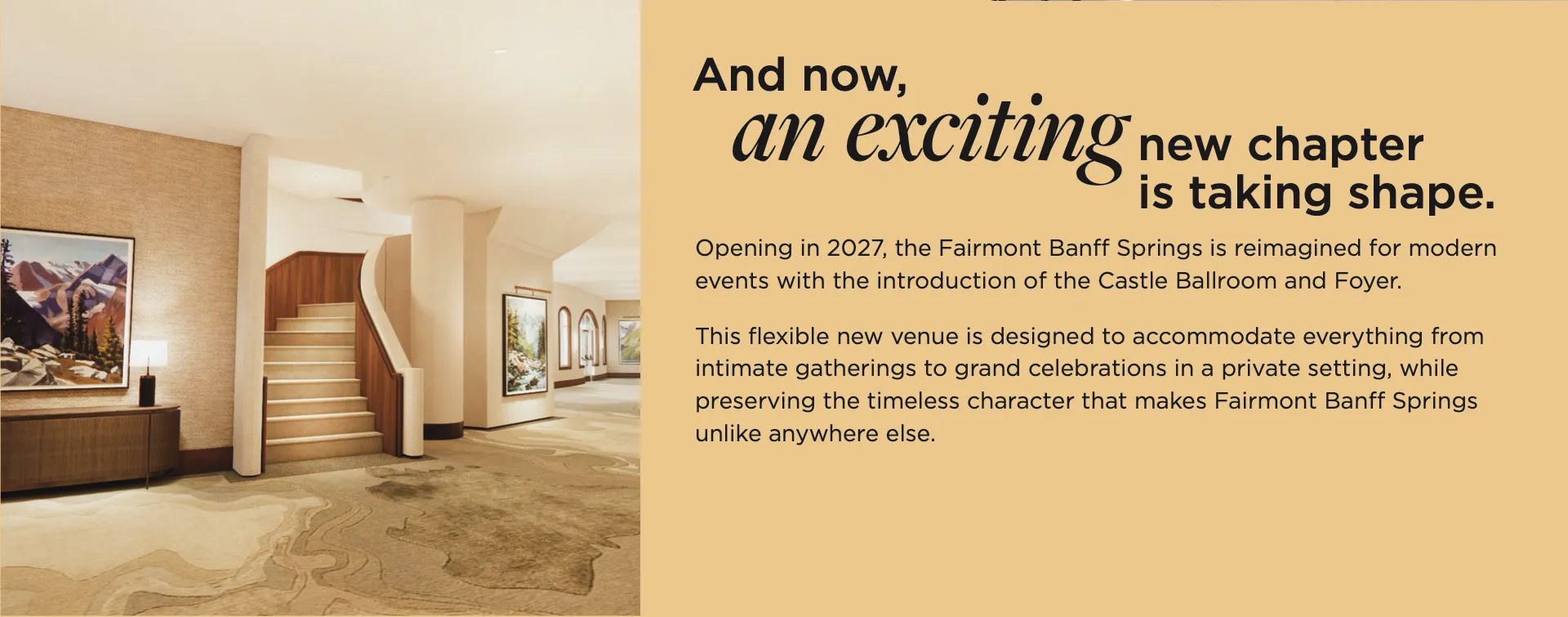 Discover the reimagined castle